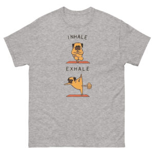 Camiseta clásica unisex Inhale Exhale