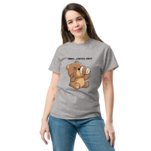 Camiseta clásica unisex Coffee First