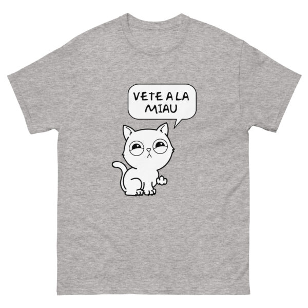 Camiseta clásica unisex Gato Enfadado