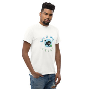 Camiseta clásica unisex Life Is Short